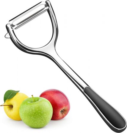 Vegetable Peeler, Stainless Steel Y-Shaped Rotating Peeler