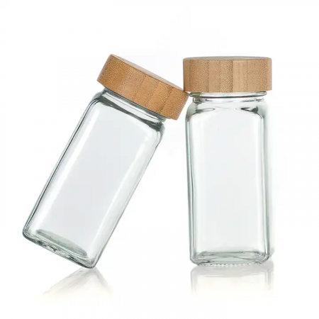 Spices 24 Pcs set - Wooden Lid - 120ML