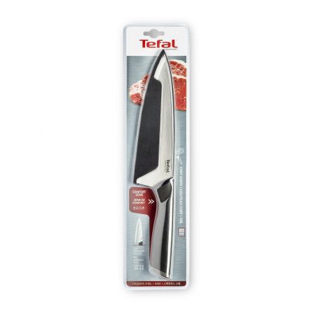 Tefal Comfort Chef Knife, 20 cm, Black 