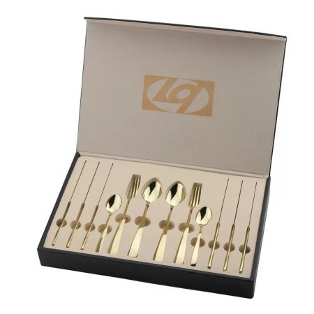 LQ Cutlery Set 24 pcs Gold,DA141C023-MI