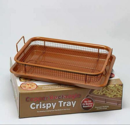 Frying Basket with stainless steel tray 