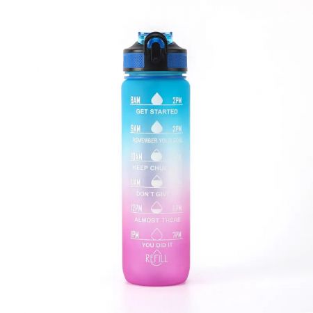 All Day Water Bottle with straw Acrylic