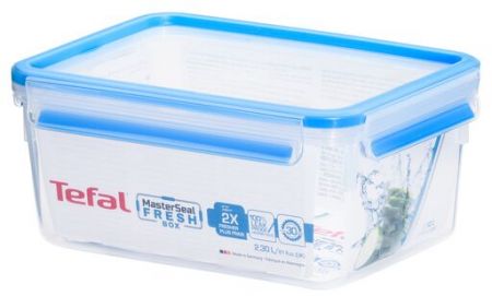 Tefal Masterseal food container , rectangler, 2.3L