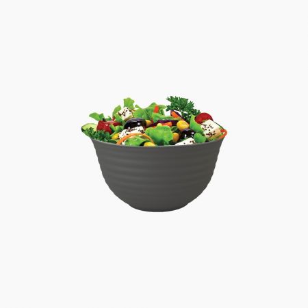 AKSA / Plastic ( SOLO BOWL STE 3 PCS 500 ML ) - Light Gray