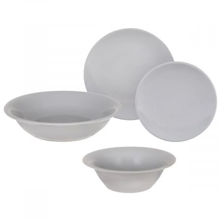 Kütahya Porcelain 24 Piece Dinner Set For 6 Persons -Grey