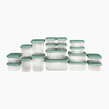 Aksa food containers 18 pcs - Green